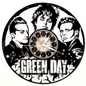 GREEN DAY greenday vinyl record clock